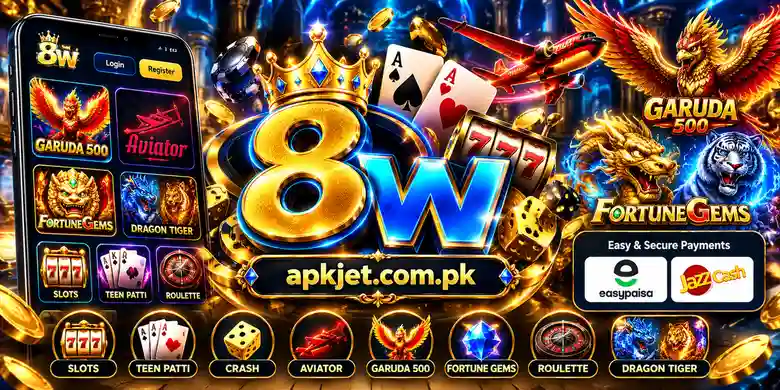 8W Game APK download 2026 banner